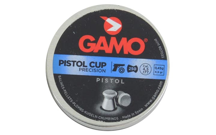 Пули GAMO Pistol Cup 4,5мм 0,45г (250 шт)