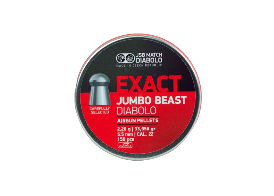 Пули JSB Exact Jumbo Beast Diabolo 5,5мм 2,2г (150 шт)