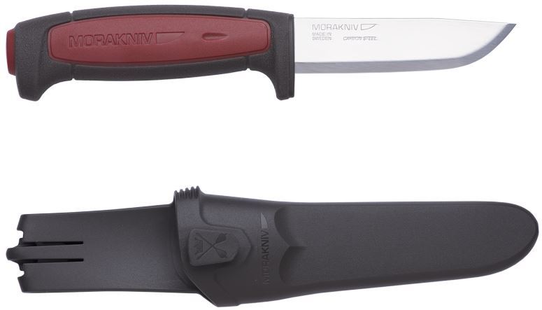 Нож Morakniv Pro, универсальный/строительный, бордовый