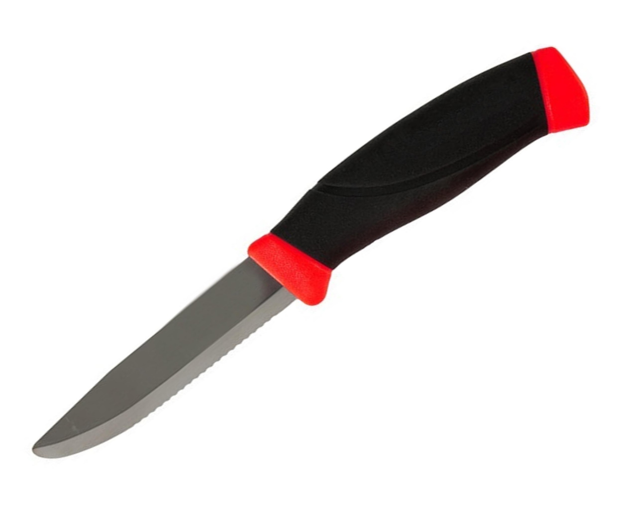 Нож Morakniv Companion Rescue SRT Safe, серейтор, сигнальный красный
