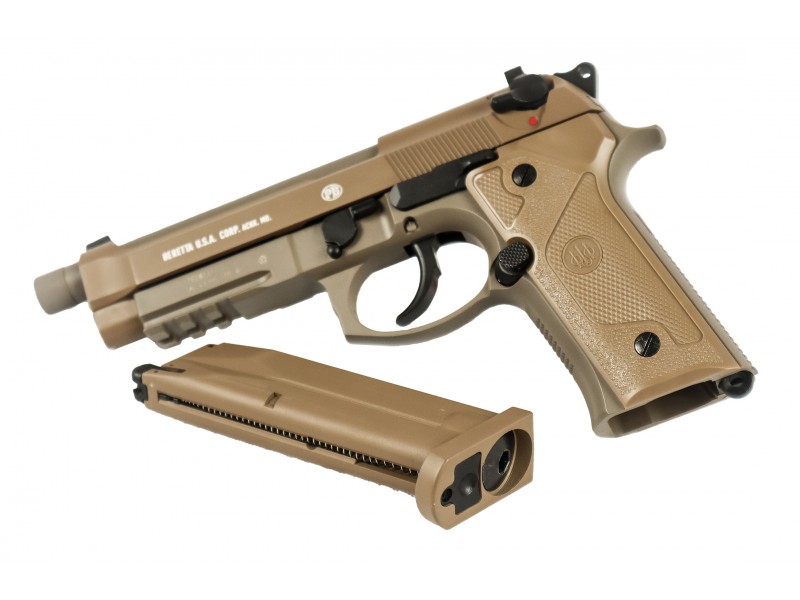 Пневматический пистолет UMAREX Beretta M9А3 (цвет песок, Blowback, метал, ВB) 4,5мм 3J