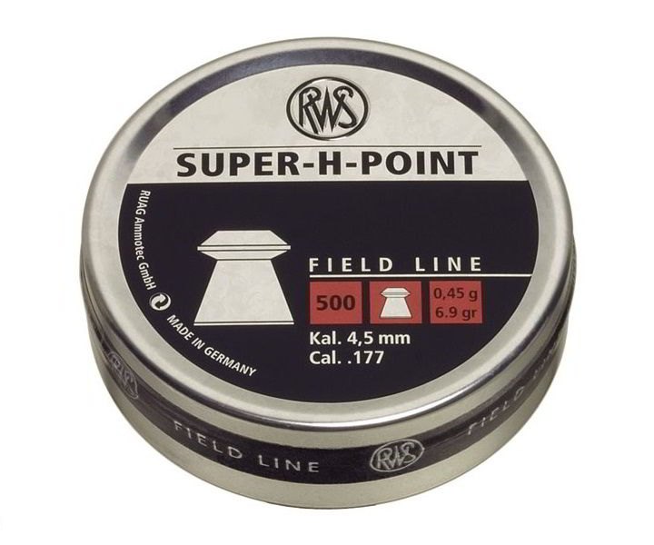 Пули RWS Super-H-Point 4,5мм 0,45г (500 шт)