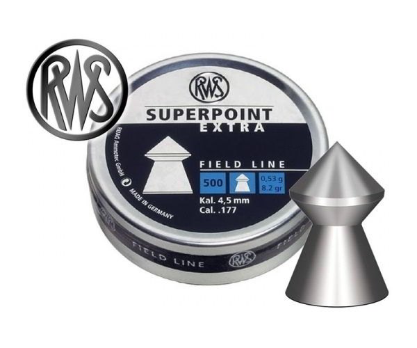 Пули RWS Superpoint Extra 4,5мм 0,53г (500 шт)