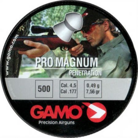 Пули GAMO Pro Magnum 4,5мм 0,49г (500 шт)