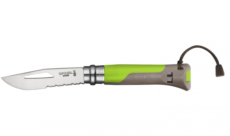 Нож Opinel №8 OUTDOOR, зеленый (001715)
