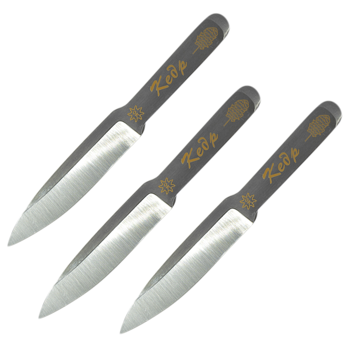Метательный нож "Кедр" набор из трех ножей
