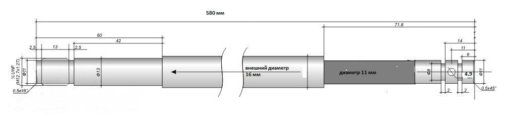 Чертеж зимос ствол