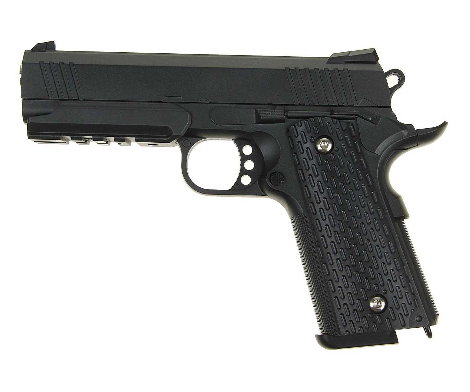 Спринговый пистолет GALAXY G.25 Colt 1911PD Rail 6,0мм 3J