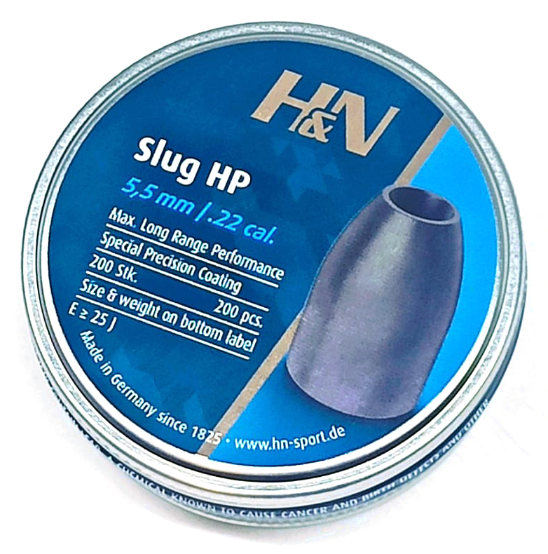 Пули H&N Slug HP 23 gr 5,54мм 1,49г (200 шт)