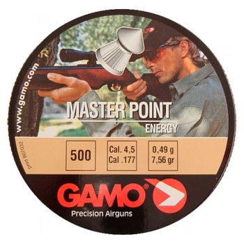 Пули GAMO Master Point 4,5мм 0,49г (500 шт)