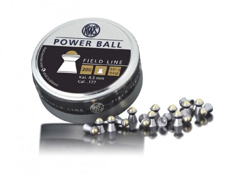 Пули RWS Power Ball 4,5мм 0,61г (200 шт)