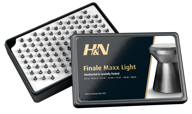 Пули H&N Finale Maxx Light 4,5мм 0,51г (200 шт)