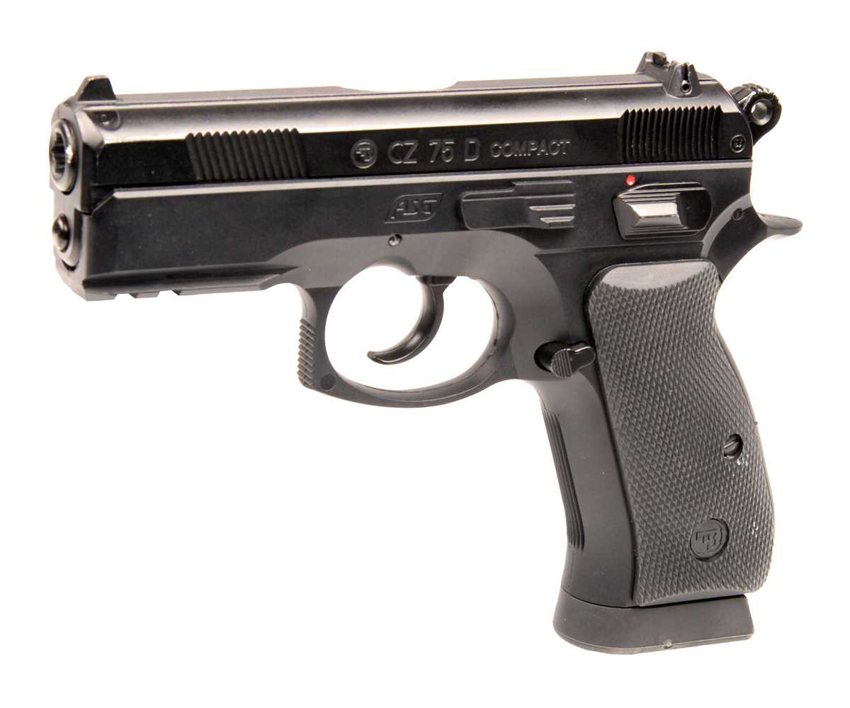 Пневматический пистолет ASG CZ 75 D Compact (пластик) 4,5мм 3J