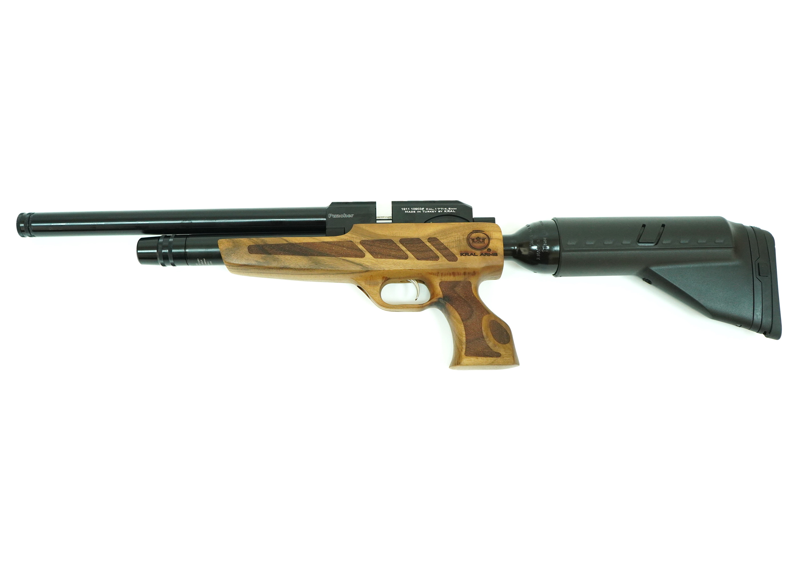 Пневматический пистолет PCP KRAL Puncher NP-04 (auto) 4,5мм 3J