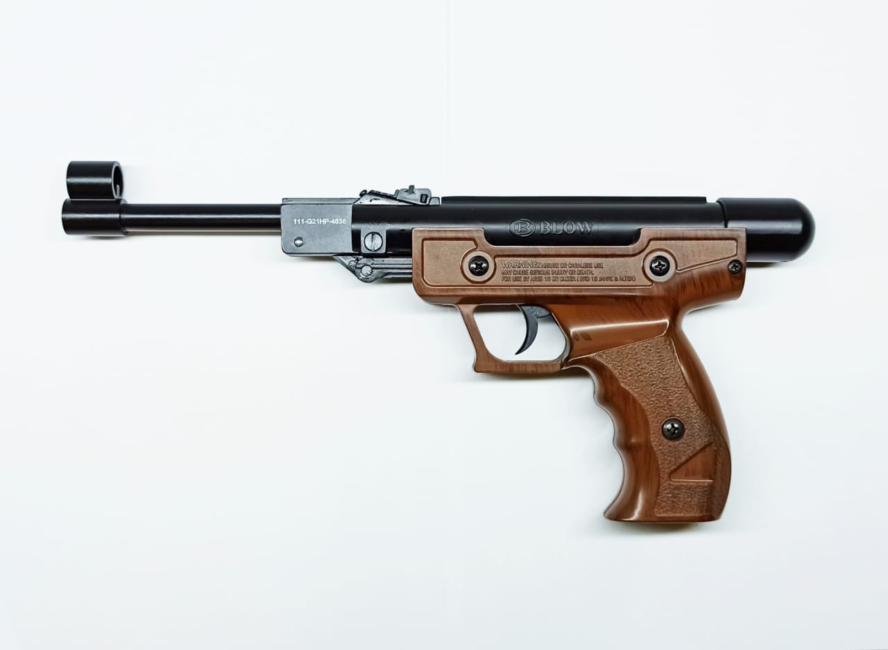 Пневматический пистолет BLOW H-01 4,5мм 3J (пластик цвет дерево)
