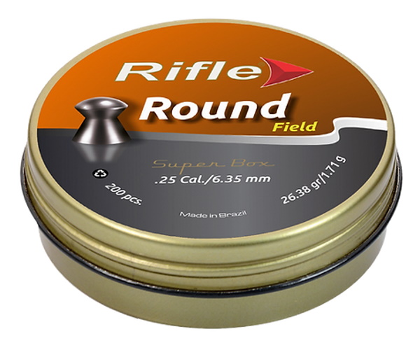 Пули Rifle Field Series Round 6,35мм, 1,71г (200 шт)