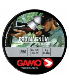 Пули GAMO PRO-MAGNUM 5,5мм 1,0г (250 шт)
