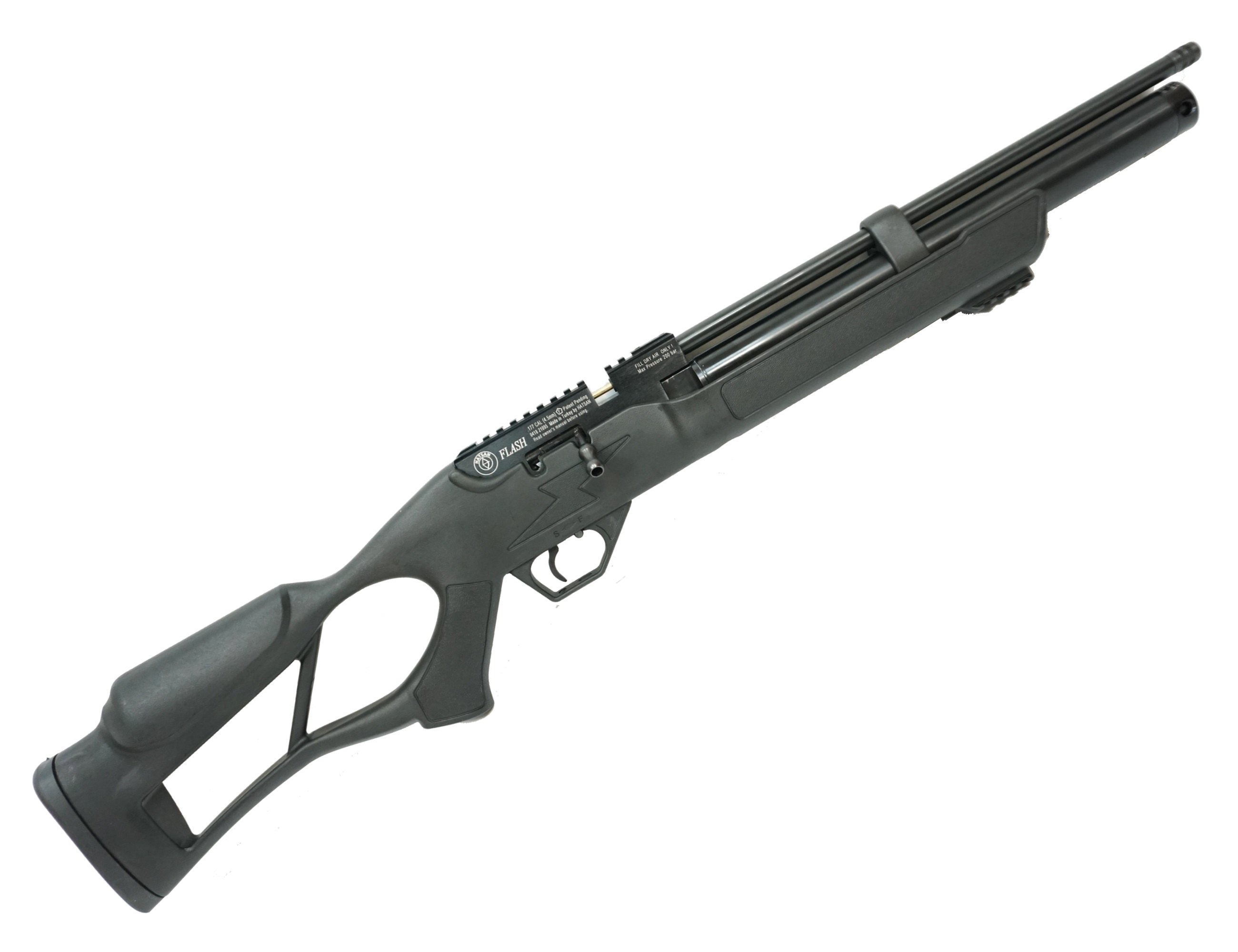 Пневматическая винтовка PCP Hatsan Flash (пластик) кал. 4,5 мм. 3J