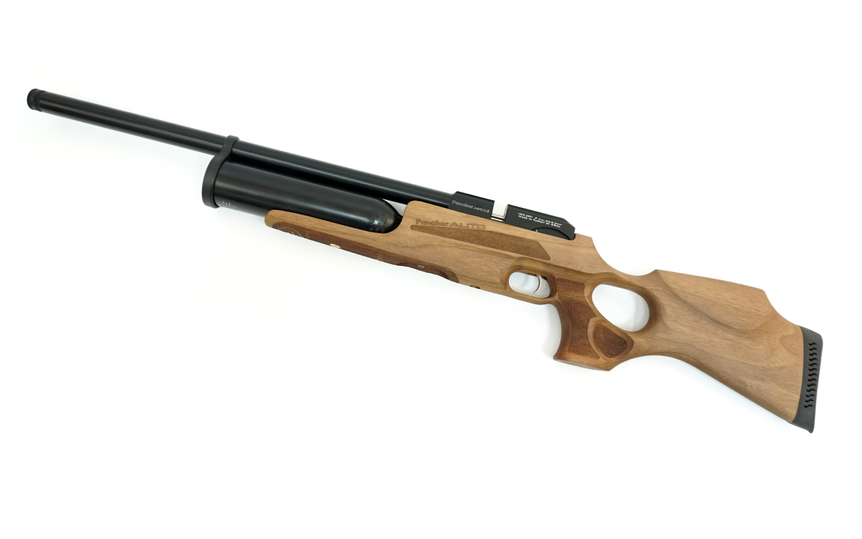 Пневматическая винтовка PCP Kral Puncher Auto дерево кал 6,35 мм. 3J