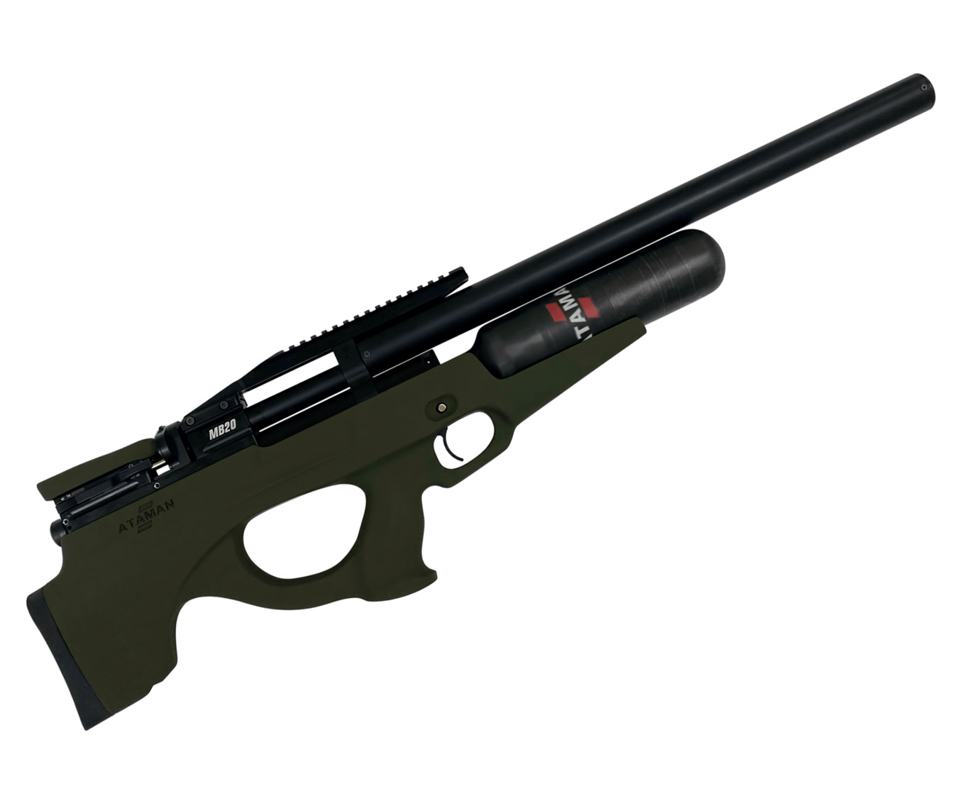 Пневматическая винтовка PCP Ataman MB20 Soft-Touch Olive, кал. 6,35 мм. 3J (MB20-B36)