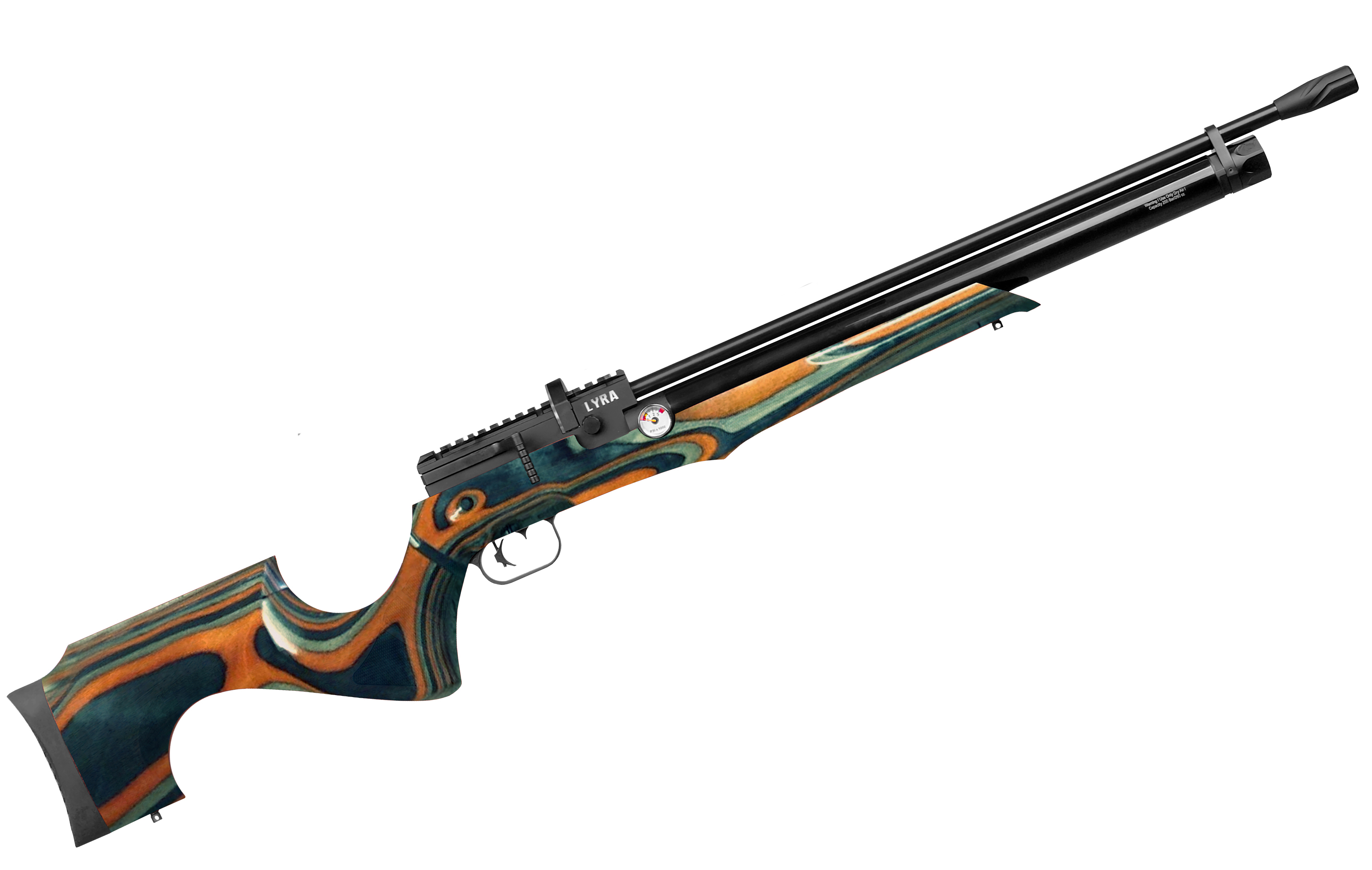 Пневматическая винтовка PCP Reximex Lyra Turquoise Laminated, кал. 6,35 мм 3J