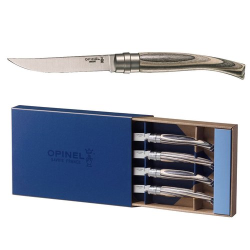 Набор ножей Opinel серии Table Chic №10 - 4шт., рукоять - береза