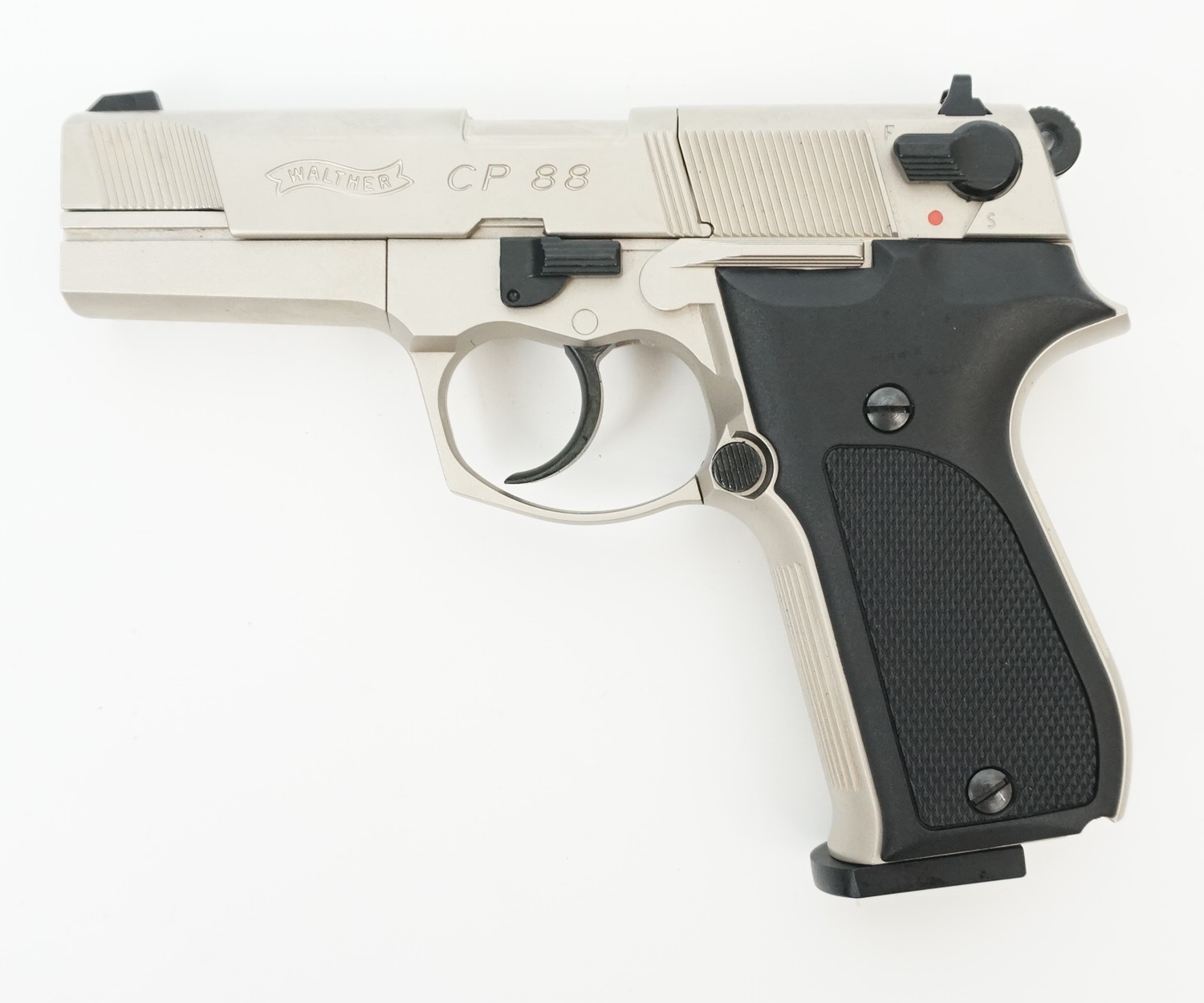 Пневматический пистолет UMAREX Walther СР 88 (серебряный) 4,5мм 3J