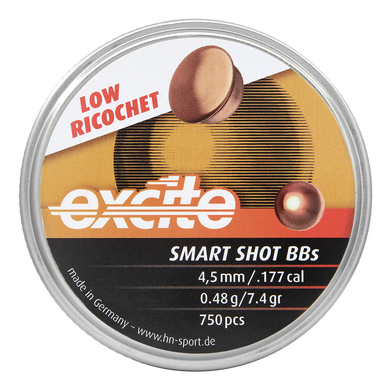 Пули H&N Excite SmartShot BBs 4,5мм 0,48г (750 шт)