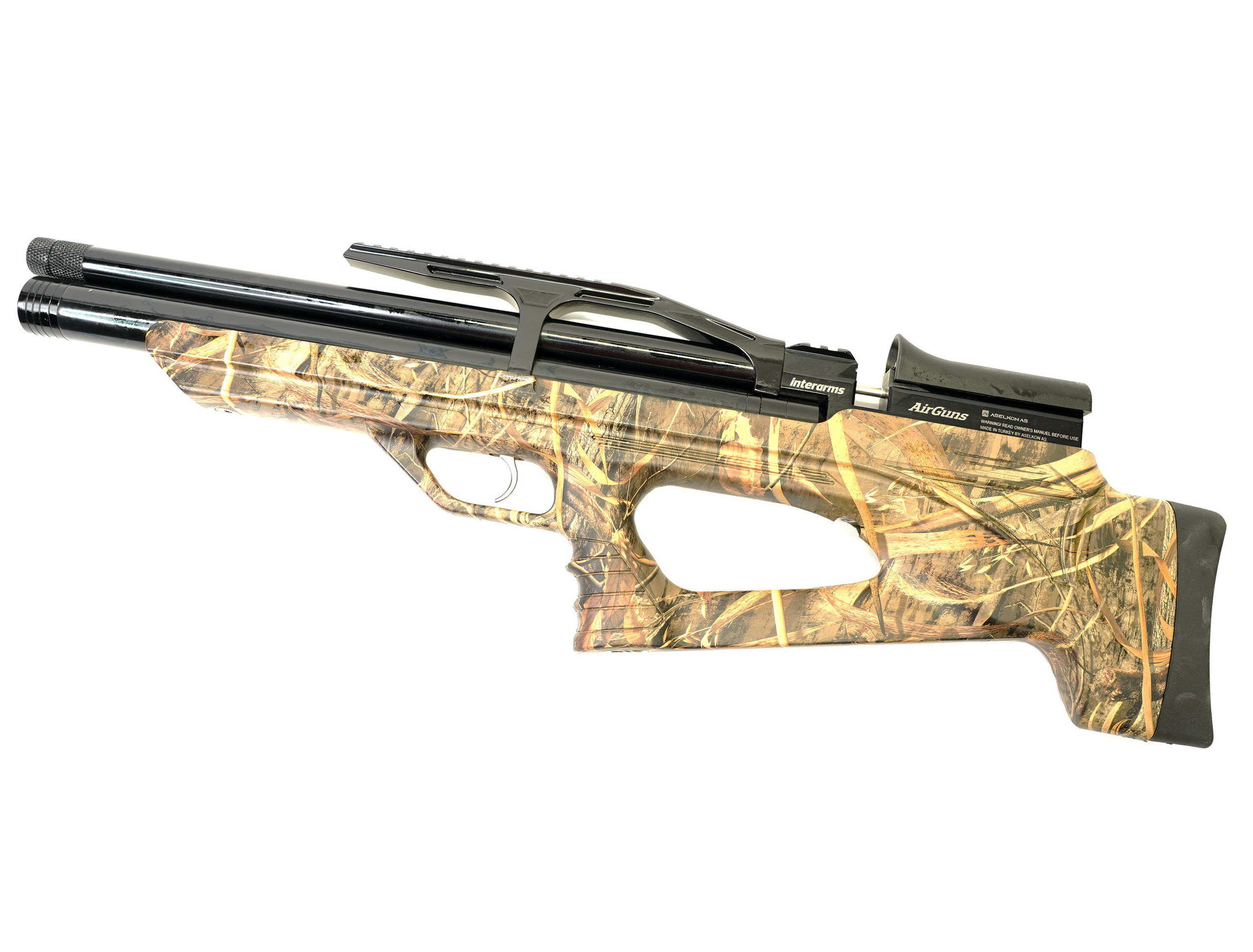 Пневматическая винтовка Aselkon MX10-S Camo MAX5, пластик, кал. 6,35 мм. 3J